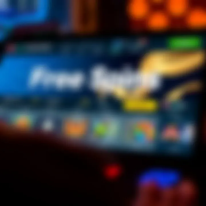 Casino Mate free spins promotion interface showing bonus details