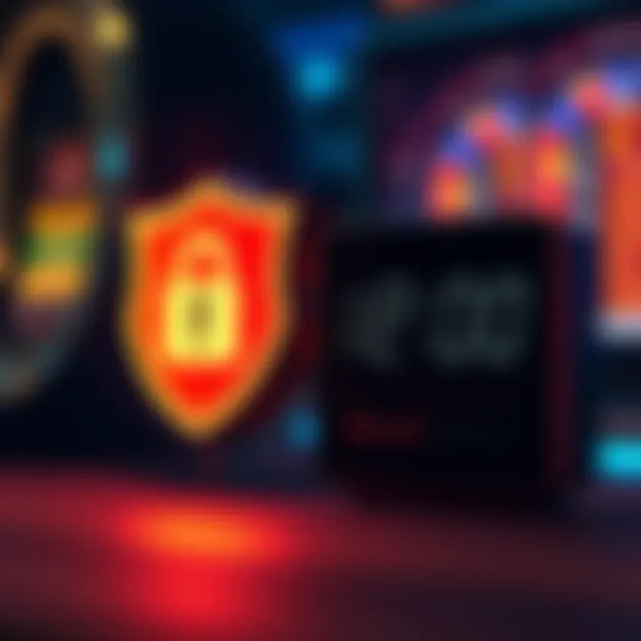 Graphic showing secure transaction shield and timer representing payment security and processing times at Casino Mate