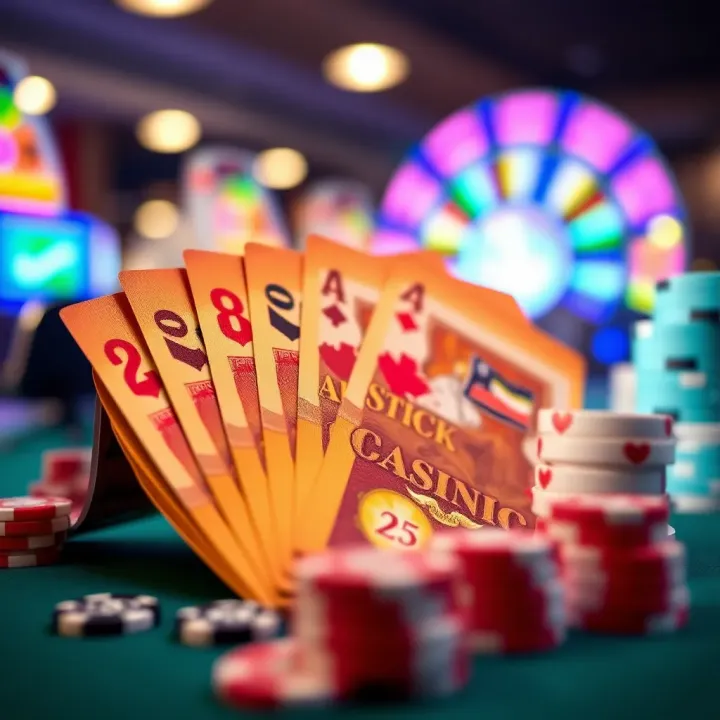 Illustration of Australian currency and budget planning tools for managing casino play
