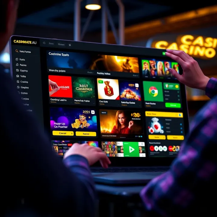 Optimized User Experience on Casino Mate AU User interface showcasing seamless navigation and smooth gameplay experience on Casino Mate AU website