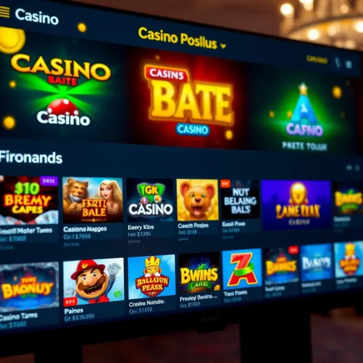 Screenshot displaying the variety of casino games available on Casino Mate Australia platform