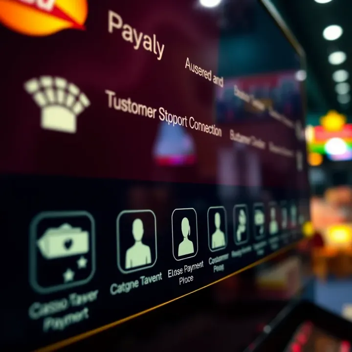Secure payment options and customer support icons representing trustworthy transactions and assistance