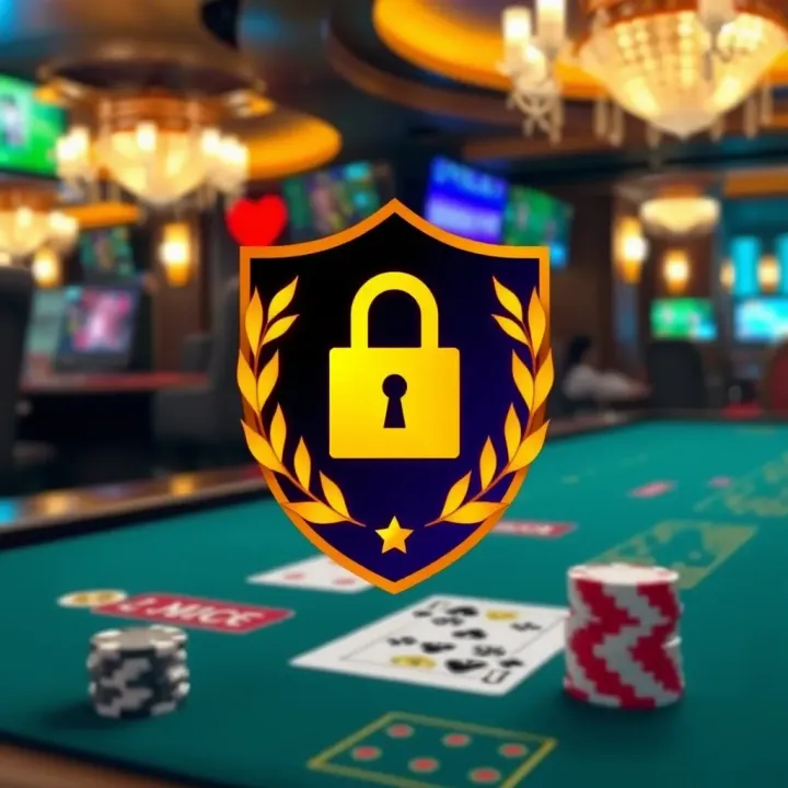 Casino Mate Regulatory Compliance and Security Graphic illustrating security measures and regulatory compliance in online gambling