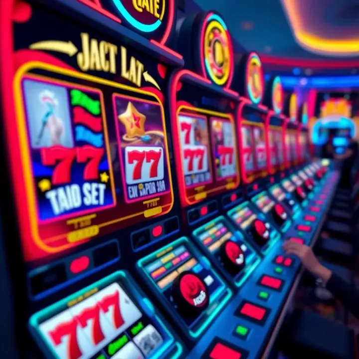 Bright casino interface highlighting bonus rounds and jackpot opportunities in slot games