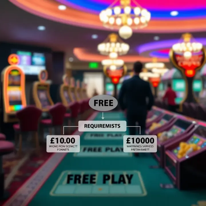 Diagram explaining wagering requirements and tips for maximizing free play benefits