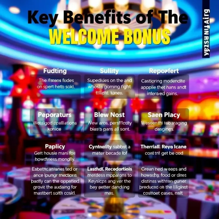 Graphic illustrating key benefits of Casino Mate welcome bonus for new players