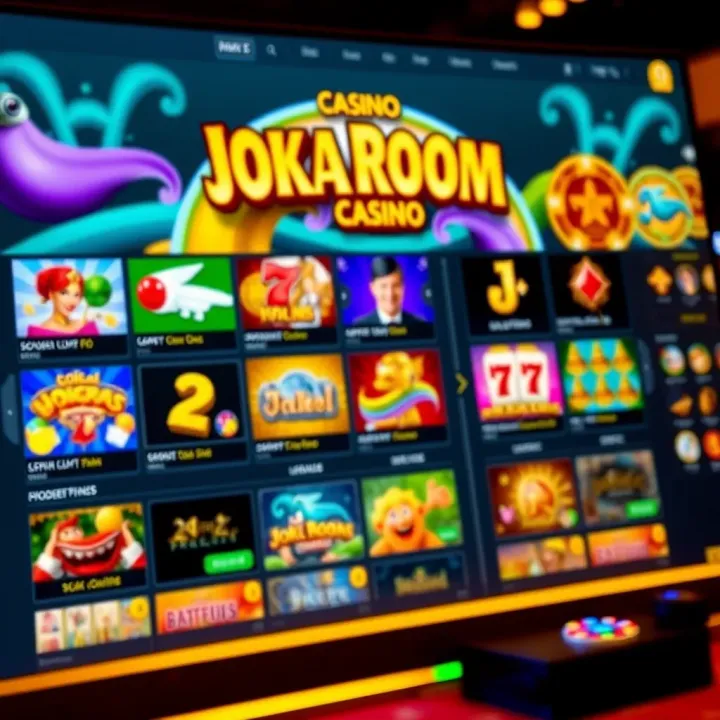 Colorful online casino interface showcasing a variety of slot games and live dealer options