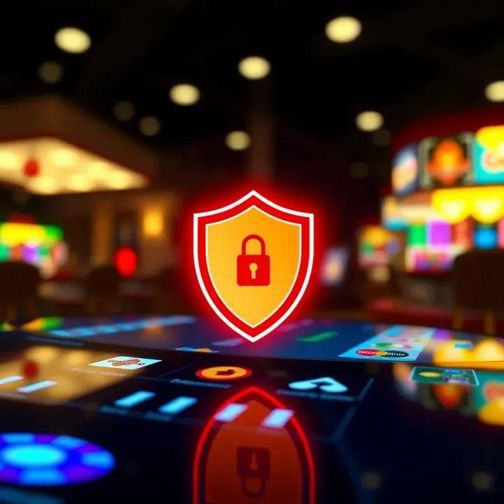 Secure online payment methods represented by digital icons and a shield symbol