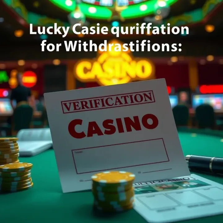 Verification Requirements for Withdrawals at Lucky Mate Casino Graphic depicting verification documents needed for online casino withdrawal approval