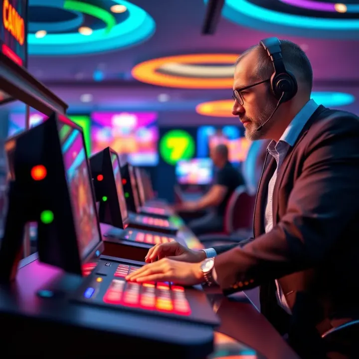 Customer service representative assisting with live chat support on a digital interface