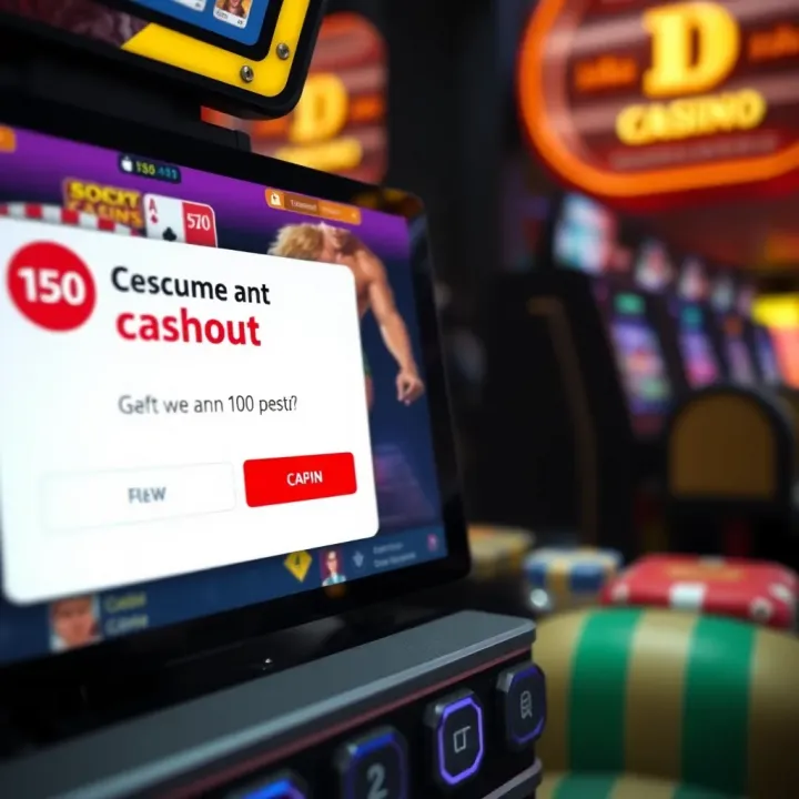 Secure transaction screen displaying quick cashout confirmation for online casino winnings