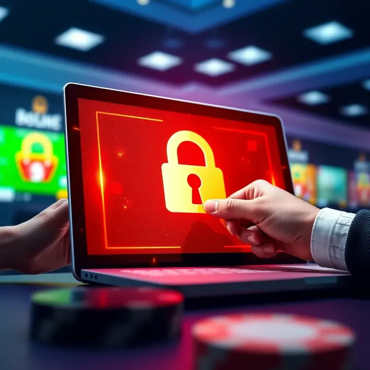 Illustration showing a secure online transaction symbolizing safe redemption of casino bonuses