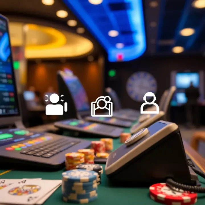 Various communication methods including chat, email, and phone for Casino Mate support