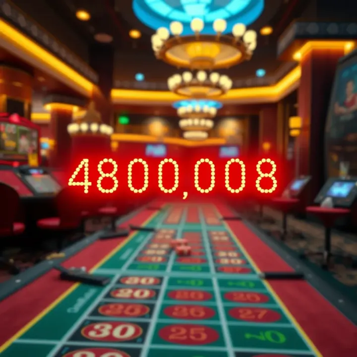 Bright digital bonus code displayed on casino-themed background