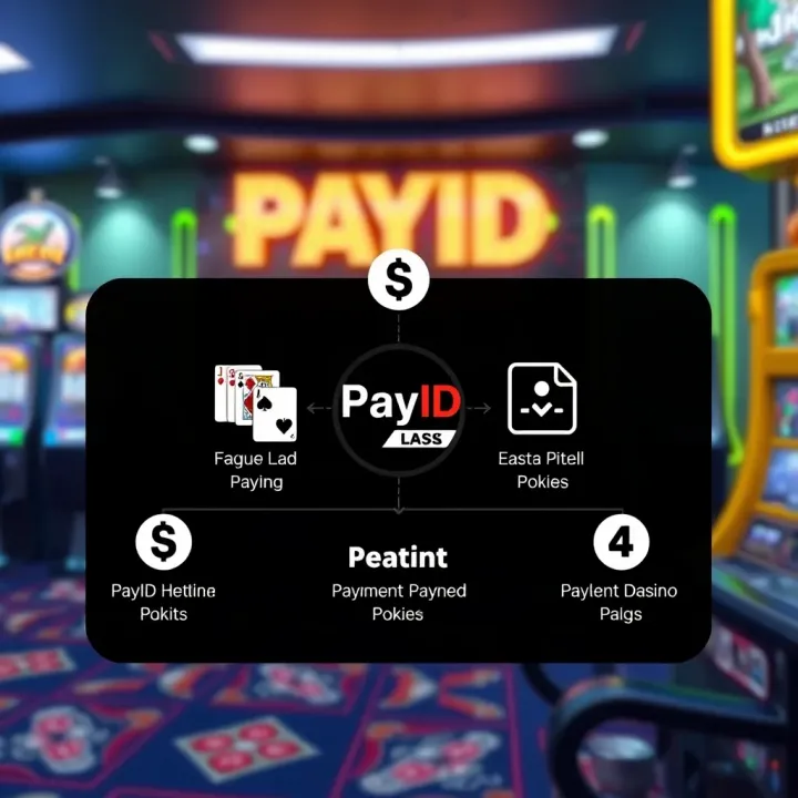 Integration of PayID with Online Pokies Platforms Diagram showing the integration of PayID payment method with online pokies platform in Australia